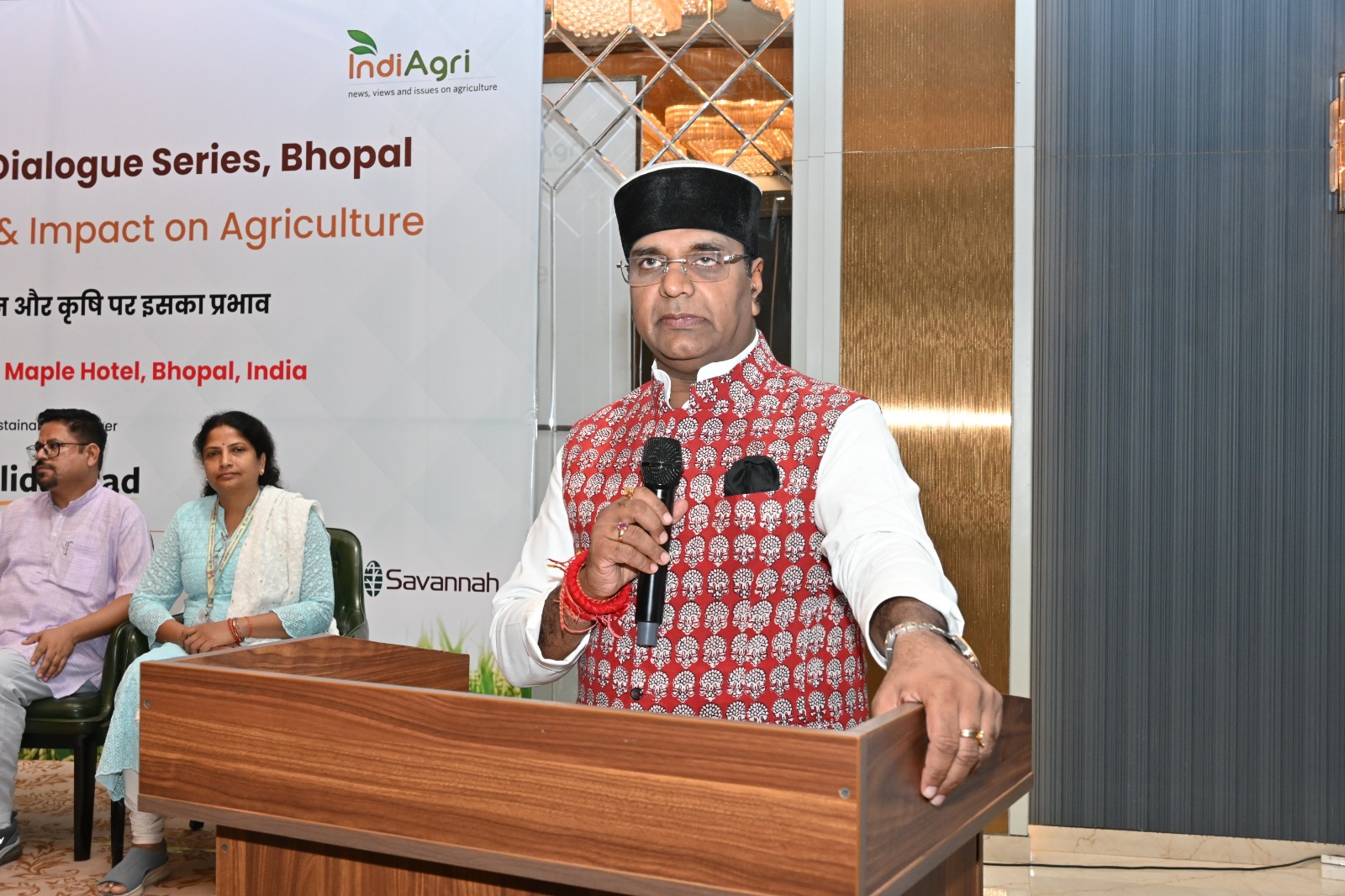 MP Minister Vishvas Kailash Sarang calls for urgent climate action on agriculture at Bhopal Policy Dialogue